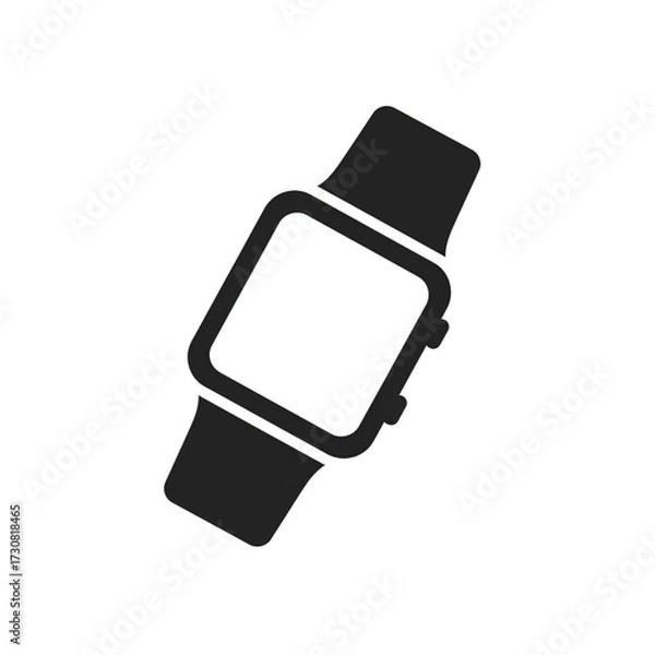 Obraz Smart watch icon illustration isolated PNG with Transparent Background