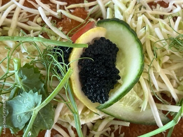 Obraz fresh vegetables on a plate