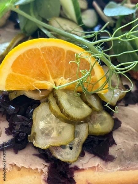 Obraz fresh vegetables on a plate