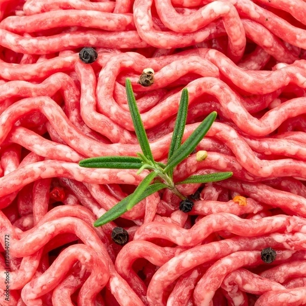 Obraz Ground Beef Ready to Cook.