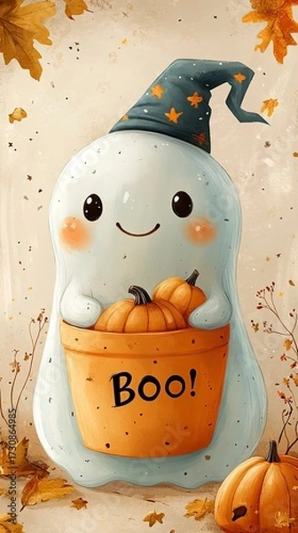 Obraz happy halloween pumpkin