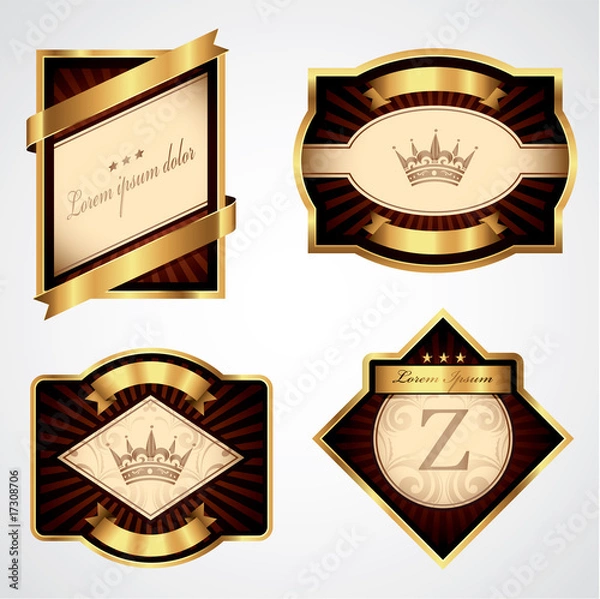 Obraz Vector Labels