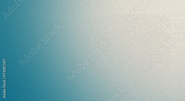 Fototapeta Gradient Background with Teal and White Colors and Subtle Texture