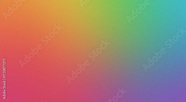 Fototapeta Vibrant and Smooth Gradient Background with Subtle Texture and Rainbow Colors