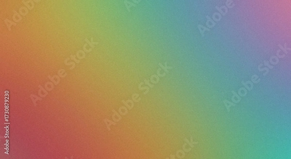 Fototapeta Soft Pastel Rainbow Gradient Background with Subtle Grain Texture and Blended Colors