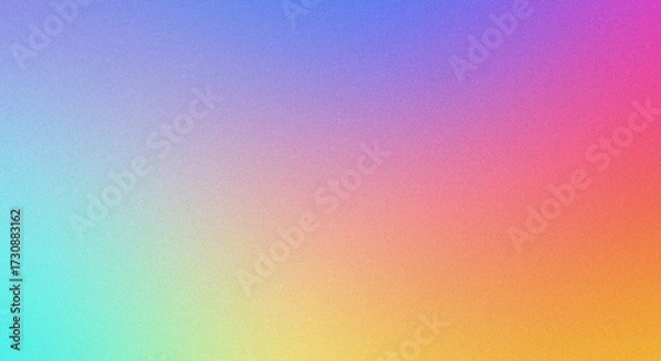 Fototapeta Vibrant Gradient Background with Smooth Color Transitions and Subtle Grain Texture