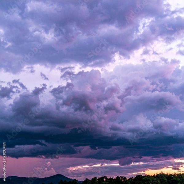 Obraz moody sky AI generated