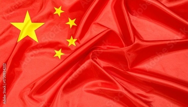 Obraz Chinese flag of China AI generated