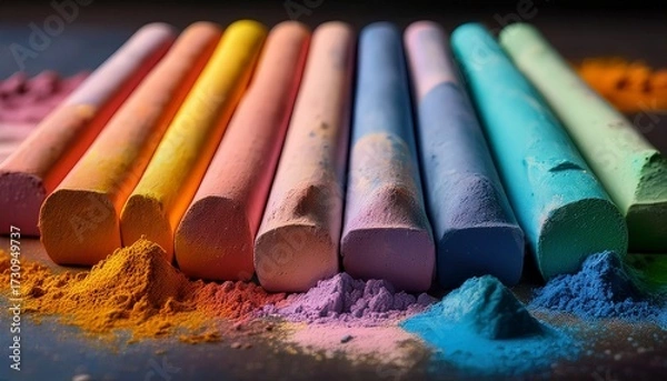 Obraz Colored Chalk