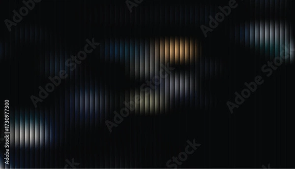 Fototapeta Abstract digital light wave pattern vector illustration on a futuristic blue backdrop