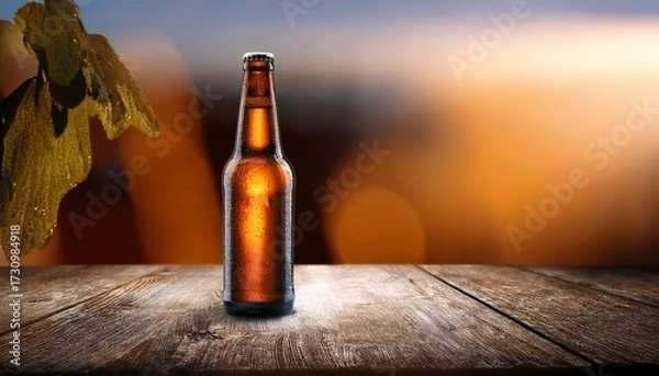 Obraz Photo Of Bottle Of Budweiser Beer