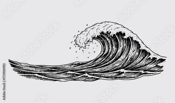 Obraz ocean wave.eps