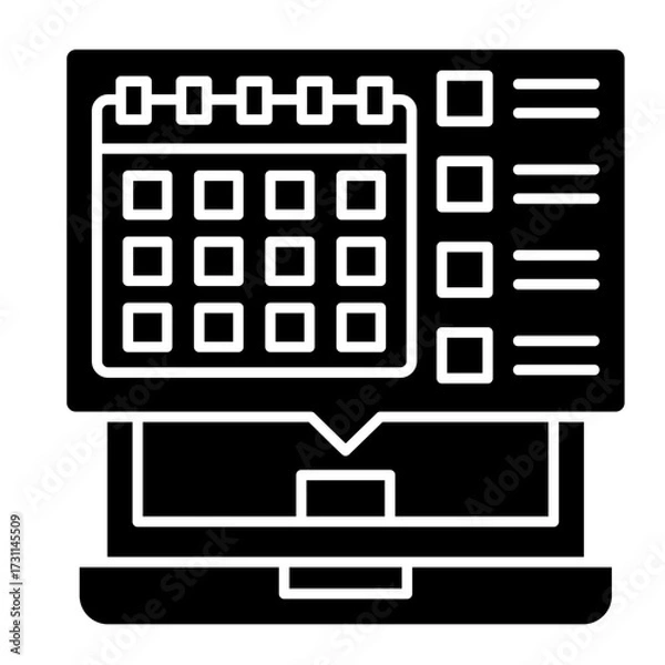 Fototapeta Schedule Management  Icon Set Multiple Style Collection