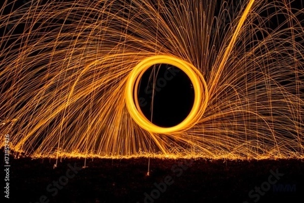 Obraz sparkler on fire