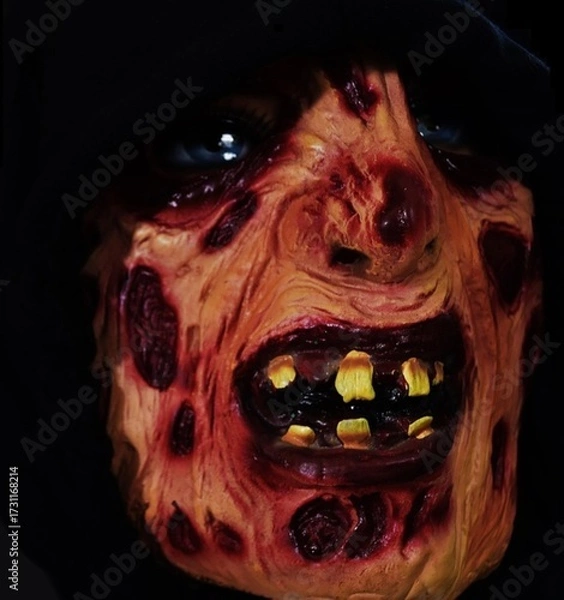 Obraz halloween pumpkin head