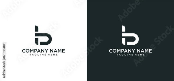 Obraz Letter B logo icon design template elements