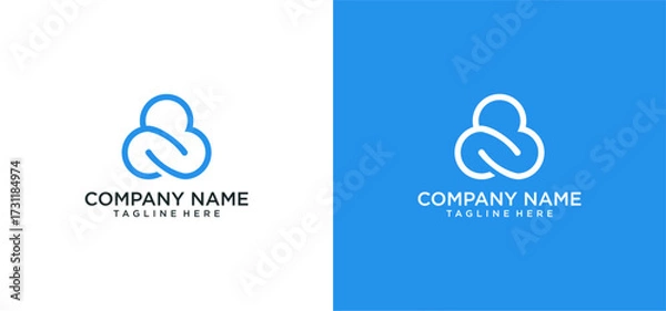 Obraz cloud icon logo design