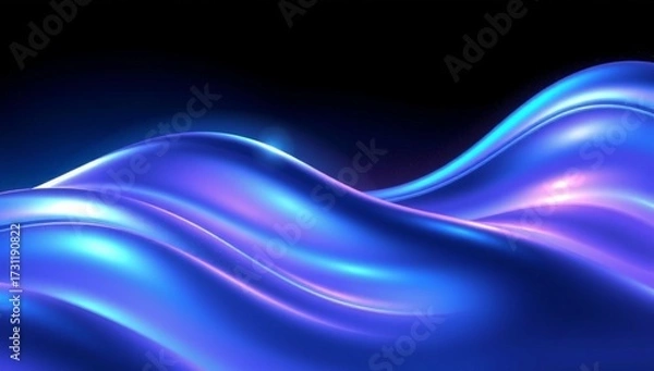 Obraz abstract blue wave background