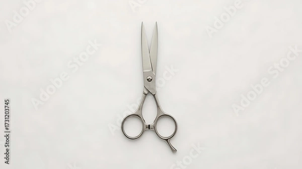 Obraz scissors on a white background