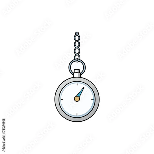 Obraz stopwatch on white background