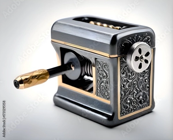 Obraz A Gold Pencil Sharpener
