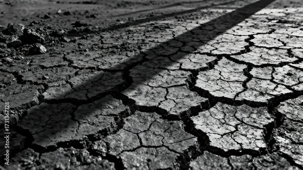 Obraz Cracked land