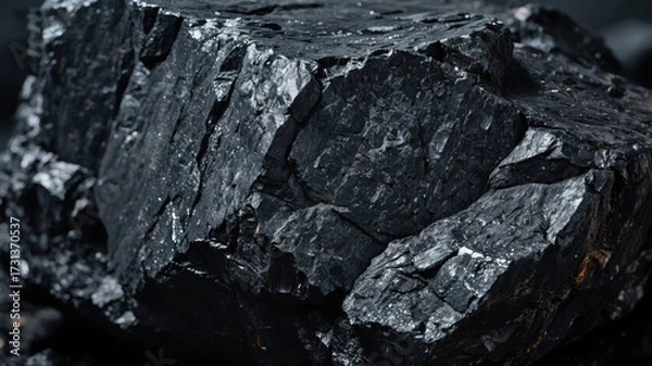 Obraz Coal close-up texture