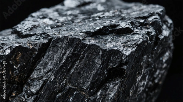 Obraz Coal close-up texture