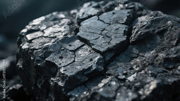 Obraz Coal close-up texture
