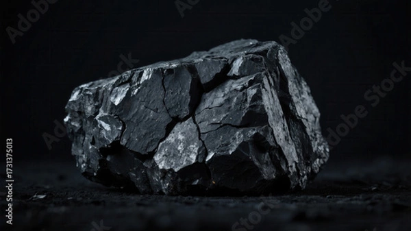 Obraz Coal close-up texture