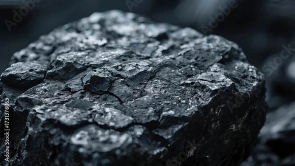 Obraz Coal close-up texture