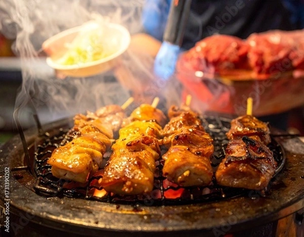 Obraz 香ばしく焼いた鶏肉