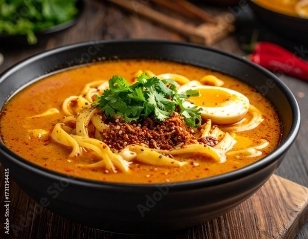 Fototapeta カレーヌードル