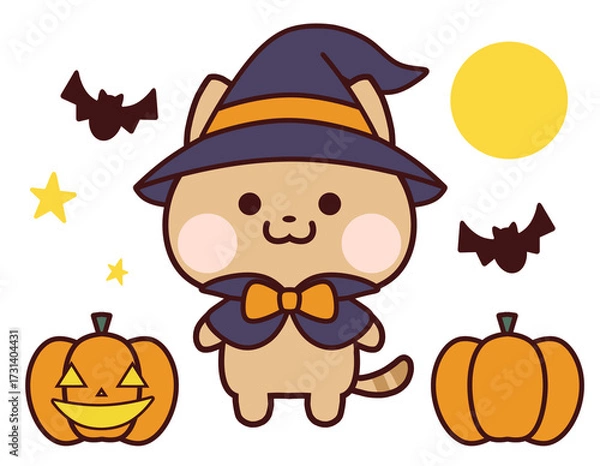 Obraz ハロウィンのトラ猫