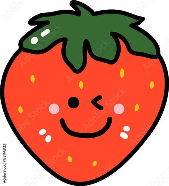 Obraz Cute strawberry