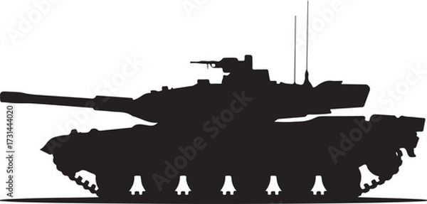 Obraz Military Tank Silhouette Bundle
