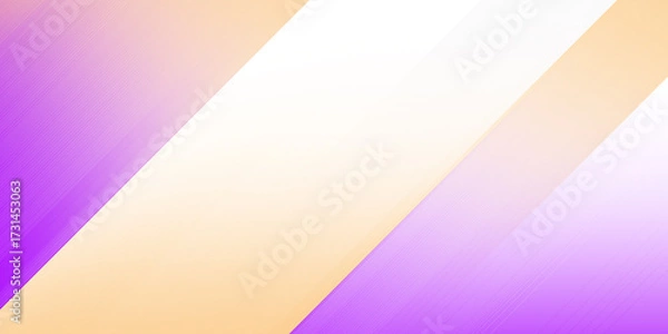 Fototapeta Abstract beige and purple gradient digital background with luminous diagonal lines texture in smooth flowing design