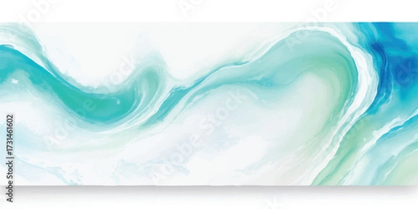 Fototapeta Abstract minimalist painting of clouds and sky for backgrounds and design elements