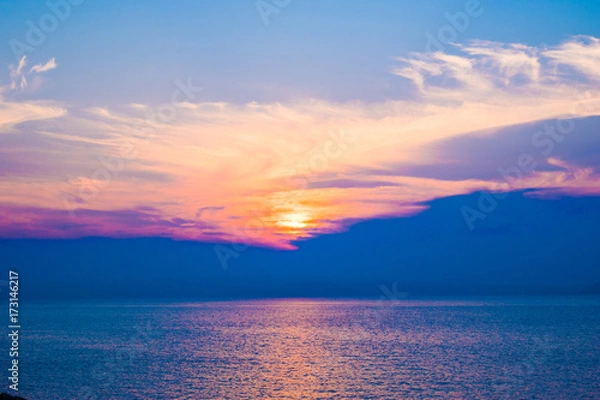 Obraz 糸島の夕日