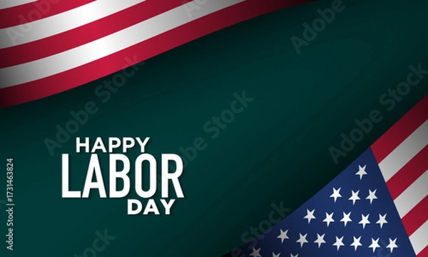 Obraz Labor Day Greeting Card Design.