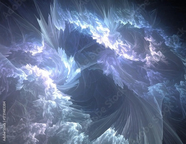 Obraz Abstract swirling clouds