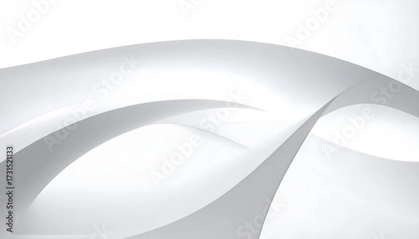Fototapeta Background of intersecting white curved lines