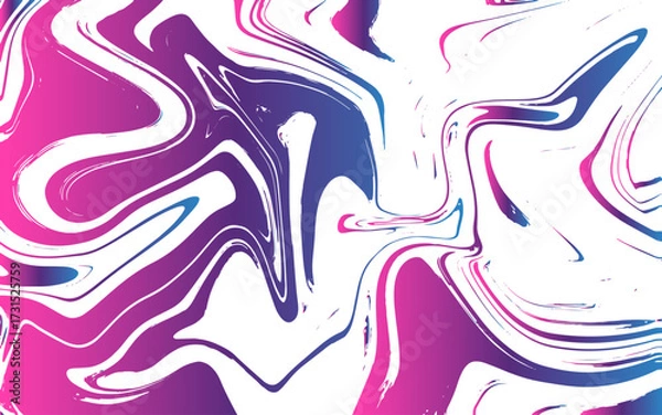 Fototapeta Vibrant abstract background with fluid marble textures in bold magenta, pink, purple, and white tones. Organic, wavy, and irregular shapes with energetic and modern, resembling acrylic pour art.