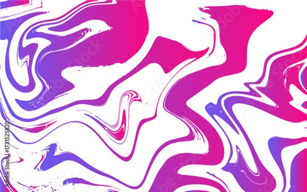 Fototapeta Vibrant abstract background with fluid marble textures in bold magenta, pink, purple, and white tones. Organic, wavy, and irregular shapes with energetic and modern, resembling acrylic pour art.