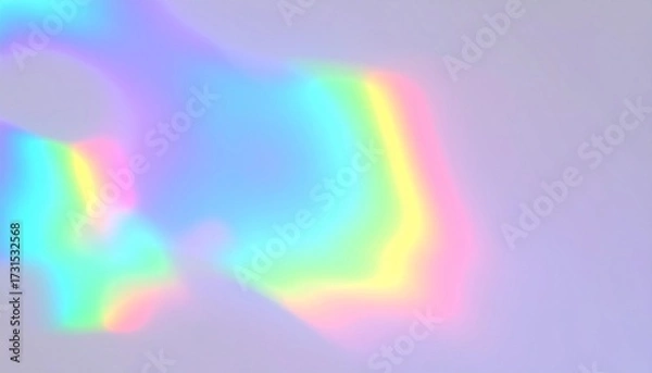 Fototapeta Soft Pastel Gradient Waves Background.