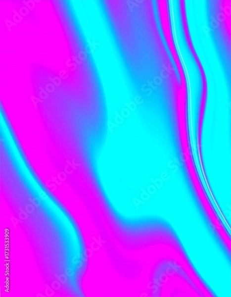 Fototapeta Soft Pastel Gradient Waves Background.