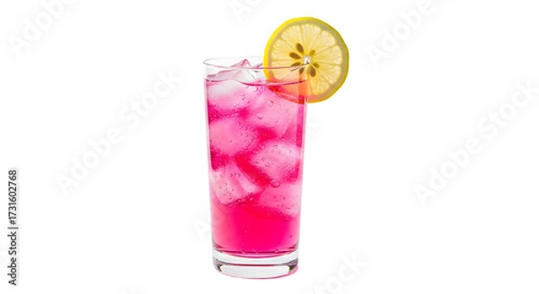 Obraz cocktail with ice and lime