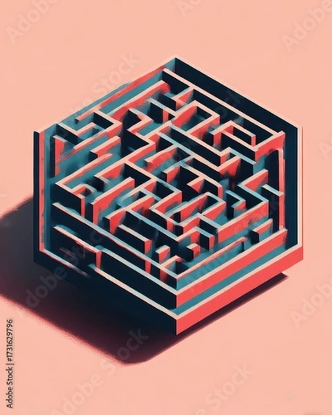 Obraz maze game for children