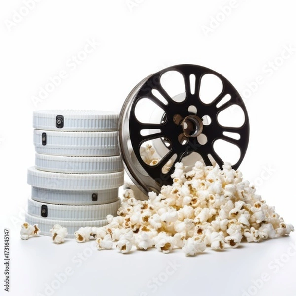Obraz cinema roll with pop corns