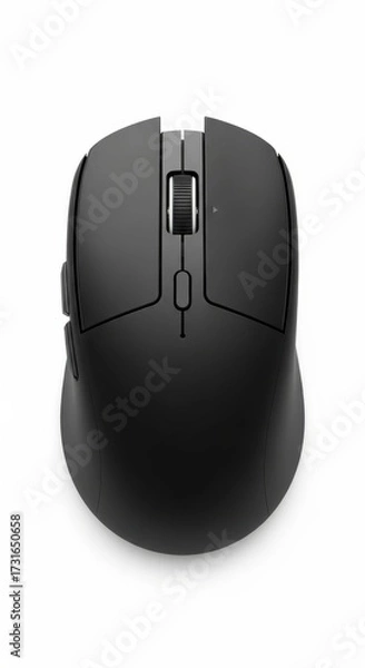 Obraz Sleek Wireless Computer Mouse Precision and Ergonomic Design Top View